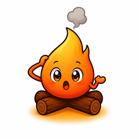 Fikkie, de mascotte van Kampvuur